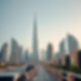 Luxurious Dubai skyline showcasing iconic real estate developments