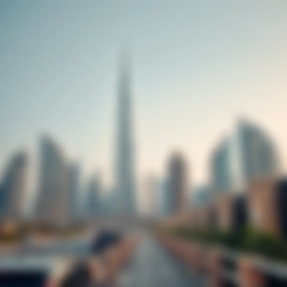 Luxurious Dubai skyline showcasing iconic real estate developments
