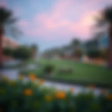 Vibrant community park in Barsha South