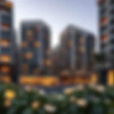 Modern residential building in Barsha South