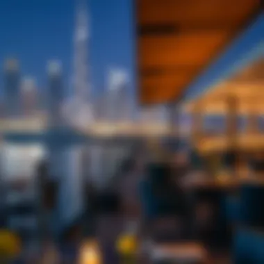Waterfront Dining Experience Elegant waterfront dining options with a dazzling backdrop of the Dubai skyline.