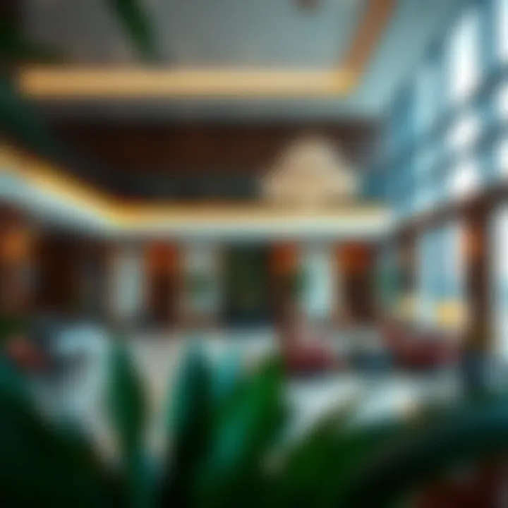 Elegant Lobby of Botanica Tower Elegant lobby design of Botanica Tower Marina