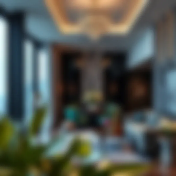 Luxurious Interior of Botanica Tower Interior of a luxurious apartment in Botanica Tower