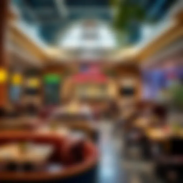 Diverse Culinary Offerings at Nakheel Mall A colorful array of international cuisines available at Nakheel Mall, emphasizing diversity