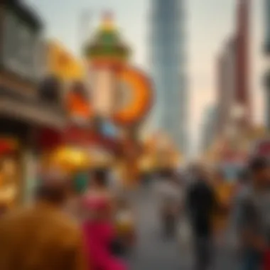 Cultural Vibrancy in Dubai Vibrant cultural scene surrounding Dubai's tower zones