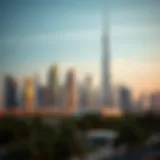 Majestic skyline featuring Emaar developments