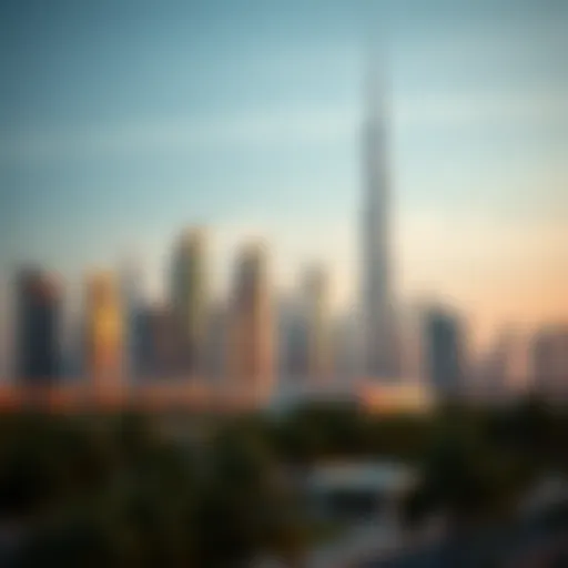 Majestic skyline featuring Emaar developments