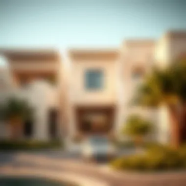 Architectural details of a modern home on the Fronds