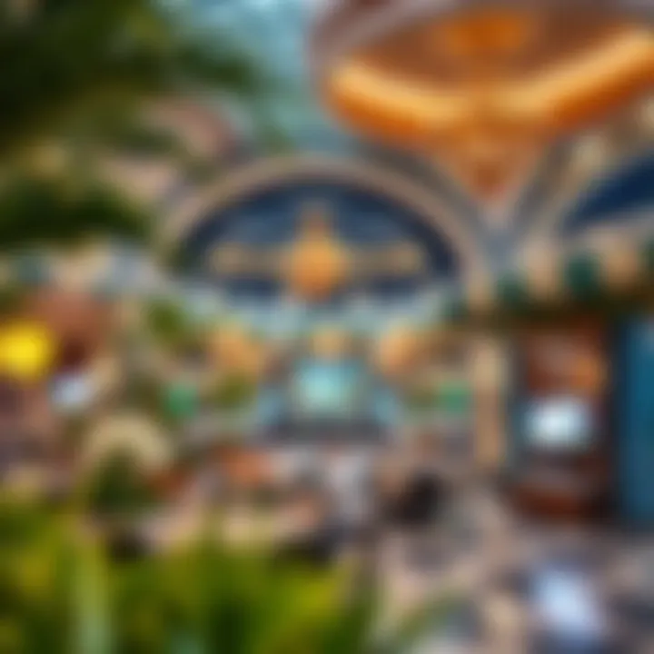 Visual representation of diverse amenities offered at حمدان سنتر