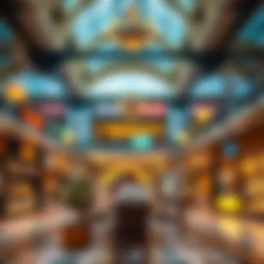 Interior shot highlighting the vibrant commercial space within حمدان سنتر