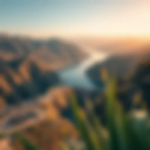 Panoramic view of Hatta Dam surrounded by mountains and greenery