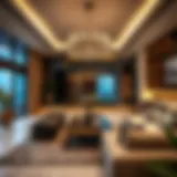 Modern Luxury in Dubai's Holiday Homes Luxurious holiday home interior showcasing modern design