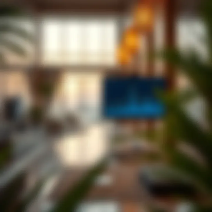 Analyzing Market Trends in Dubai's Holiday Home Sector Dynamic market trends and analytics display