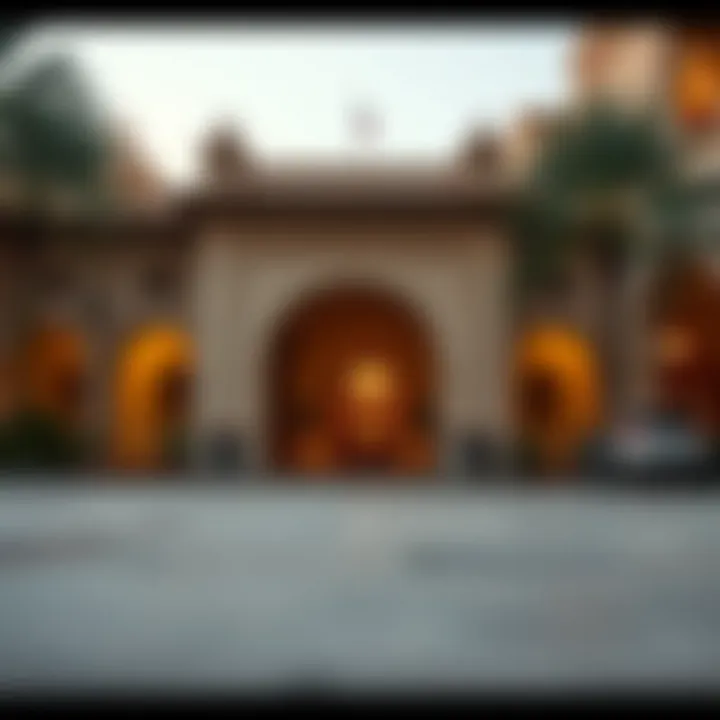 Cultural landmark in Dubai representing heritage and tradition