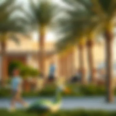 Vibrant community spaces in Marasi Bay