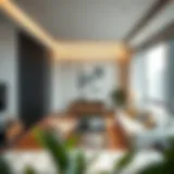 Modern studio apartment interior in Al Nahda 2, Dubai