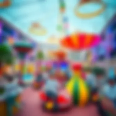 A dynamic entertainment zone within النخيل مول, filled with activities for all ages.