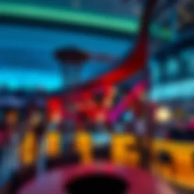 Vibrant leisure hub in Dubai with shopping and entertainment options