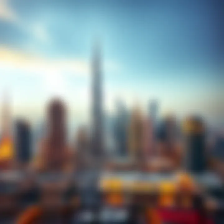 Stunning skyline view of Dubai showcasing iconic buildings