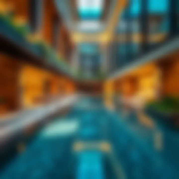 Luxurious amenities within Oasis Residence 2 highlighting modern living