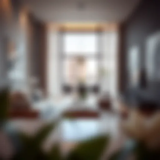 Stylish One-Bedroom Apartment Interior Modern one-bedroom apartment interior showcasing stylish decor