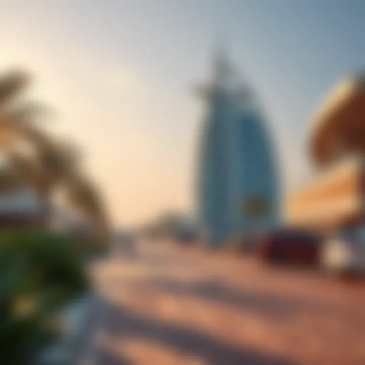 Vibrant Tourism Scene of Palm Jumaira Tourism attractions on Palm Jumaira including beaches and leisure facilities