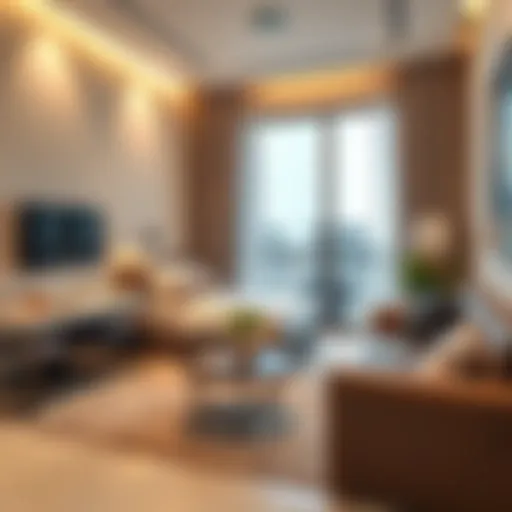 Stylish Studio Living in Al Qusais Modern studio apartment in Al Qusais with elegant decor