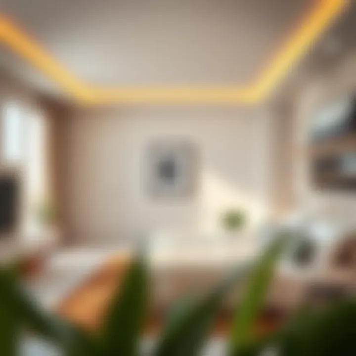 Spacious two-bedroom apartment showcasing contemporary design