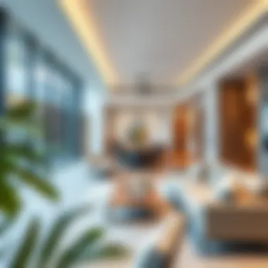 Modern Living Space in Discovery Garden Spacious living area showcasing modern design in Discovery Garden