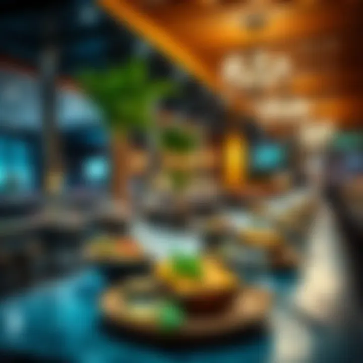 Culinary Delights at Roxy Box Park Culinary offerings presented at Roxy Box Park's dining spots