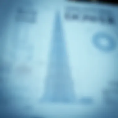 Detailed Architectural Blueprint of the Tower Architectural design blueprint showcasing intricate details of the skyscraper