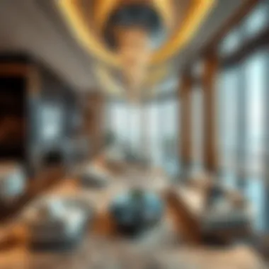 Luxurious Interior Spaces of the Tower Interior view highlighting luxurious amenities and modern design elements
