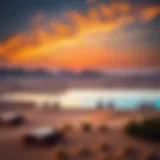 Stunning view of a desert landscape near Dubai