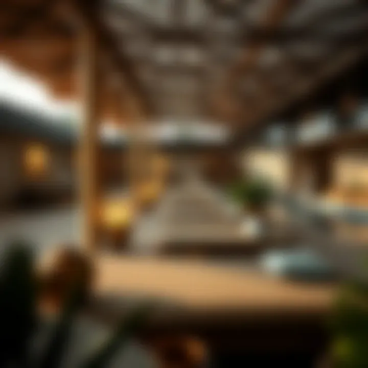 Serene wellness environment at the resort