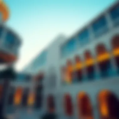 Architectural details of سكاي فيو highlighting innovative design