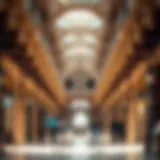 A stunning view of Souk Nayef showcasing its intricate architectural features.