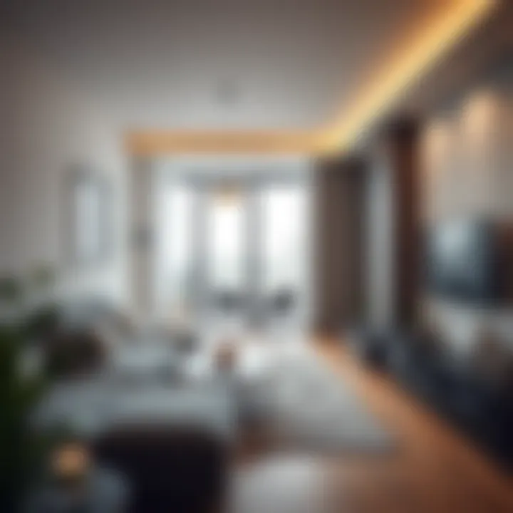 Modern studio interior in International City