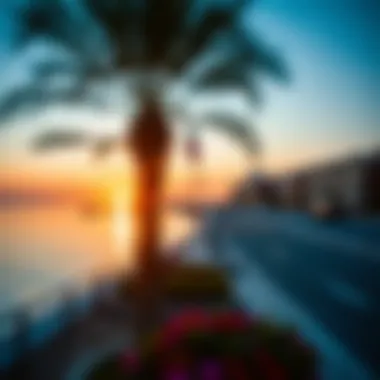 Picturesque Coastline of Al Jumeirah at Sunset A picturesque view of Al Jumeirah's coastline at sunset