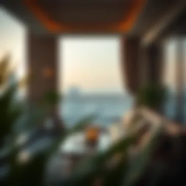 Tranquil balcony setting for relaxation