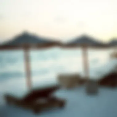 Relaxing Beach Scene in Dubai Relaxing beach scene in Dubai