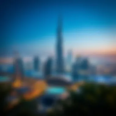 Stunning Skyline View of Dubai Stunning skyline view of Dubai