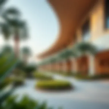 A serene park showcasing Dubai's landscape architecture