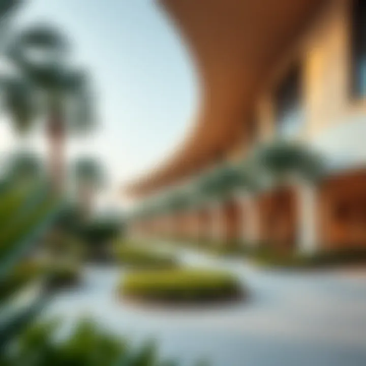 A serene park showcasing Dubai's landscape architecture