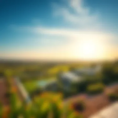 Beautiful Landscapes of Damac Hills Beautiful landscapes and greenery of Damac Hills