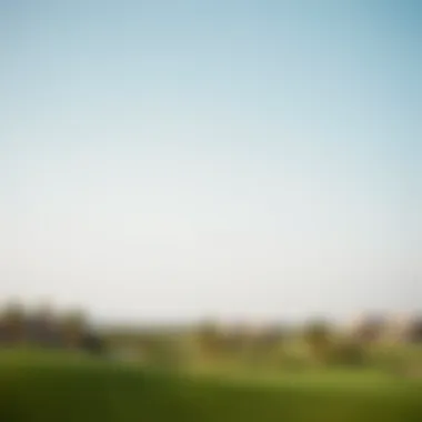 Breathtaking Golf Course at Damac Hills Stunning golf course view at Damac Hills