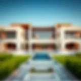 Luxurious villa in Damac Hills showcasing modern architecture