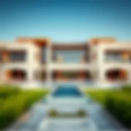 Luxurious villa in Damac Hills showcasing modern architecture