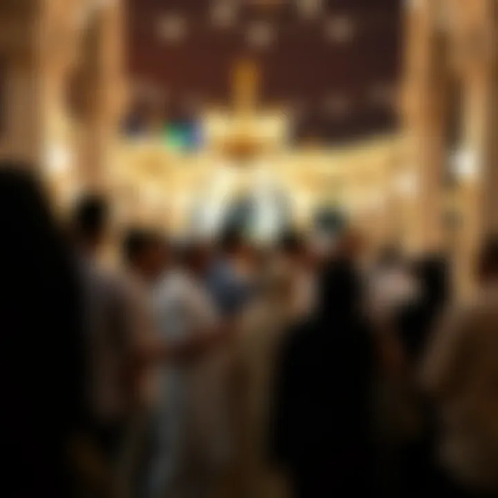 Community gathering during Ramadan festivities