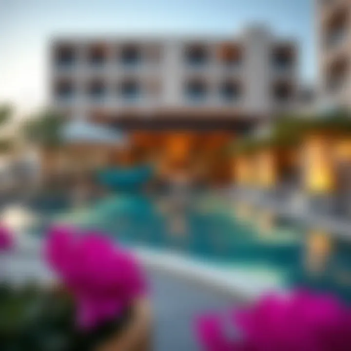 Luxurious amenities in a Dubai real estate development