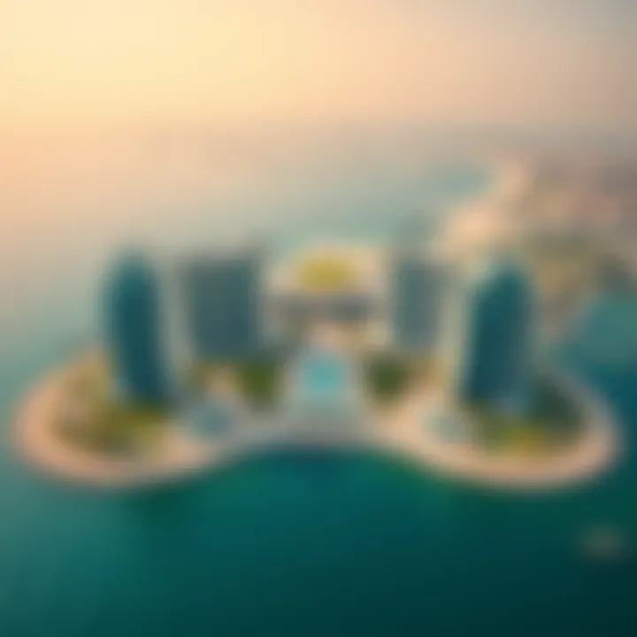 Palm Jumeirah: A Marvel of Modern Engineering Luxurious view of the Palm Jumeirah from above